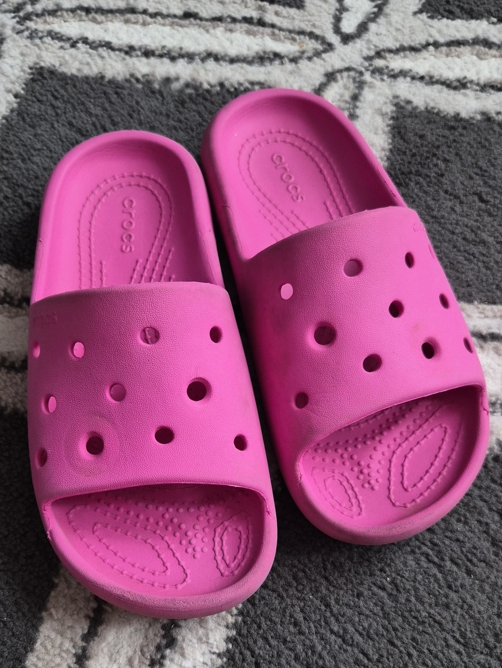 Crocs Kids Slide Sandals Pink Size J1